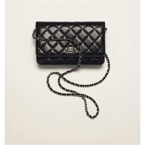 chanel lambskin wallet on chain|chanel reissue wallet on chain.